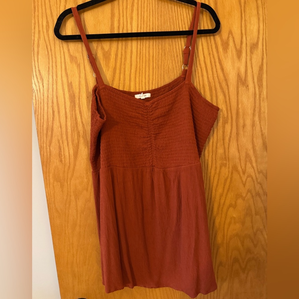 Maurices Rust Casual Sleeveless Spaghetti Strap Top